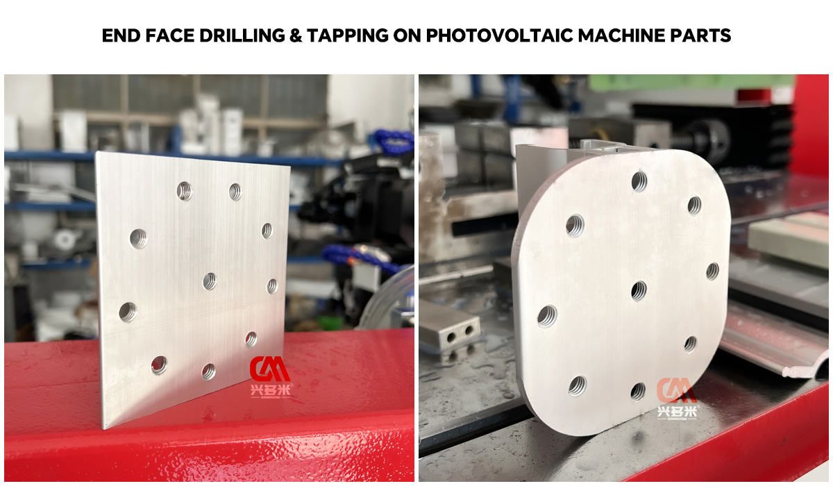 End Face Drilling & Tapping on Photovoltaic Machine Parts.jpg