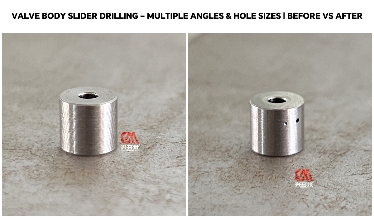 Valve Body Slider Drilling – Multiple Angles & Hole Sizes-Before vs After.jpg