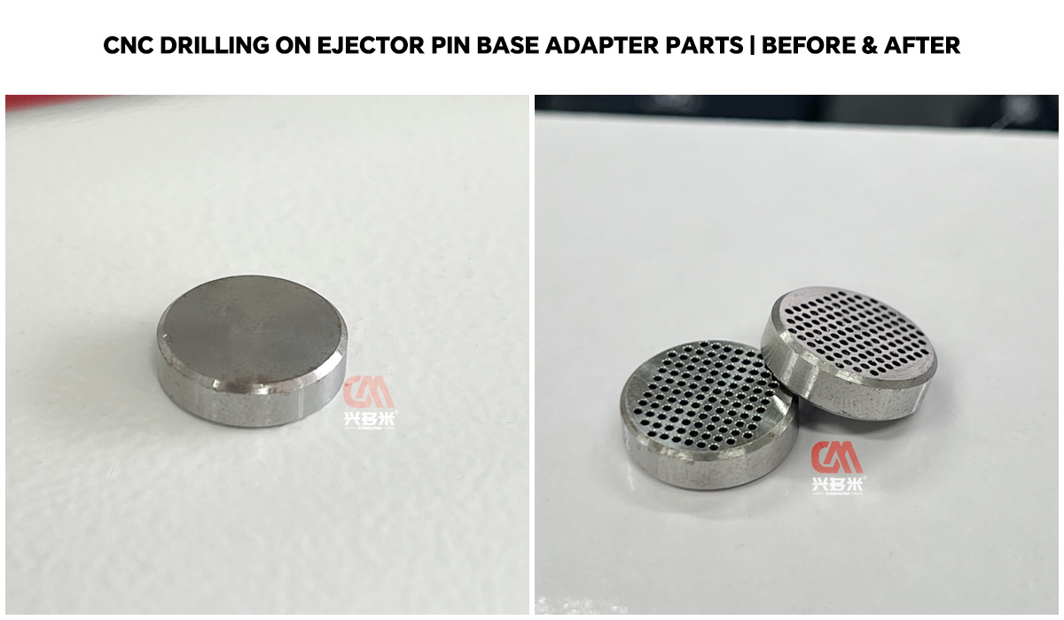 CNC Drilling on Ejector Pin Base Adapter Parts - Before & After.jpg