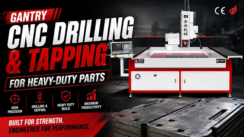 Master the Heavy-Duty Standard: High-Speed Gantry Drilling & Tapping Solutions