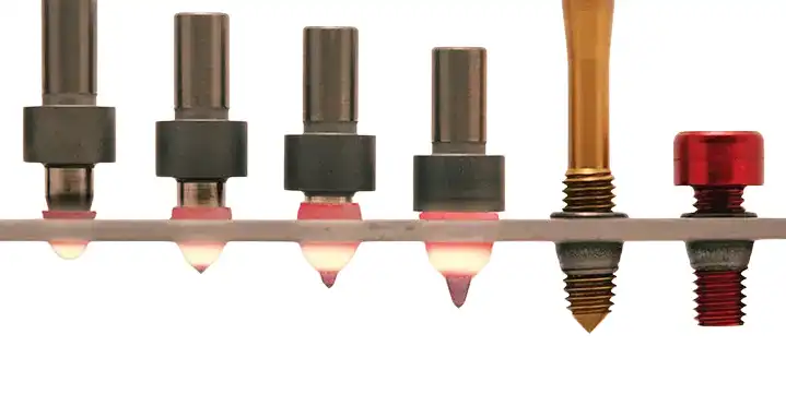 Hot melt drilling and tapping process description