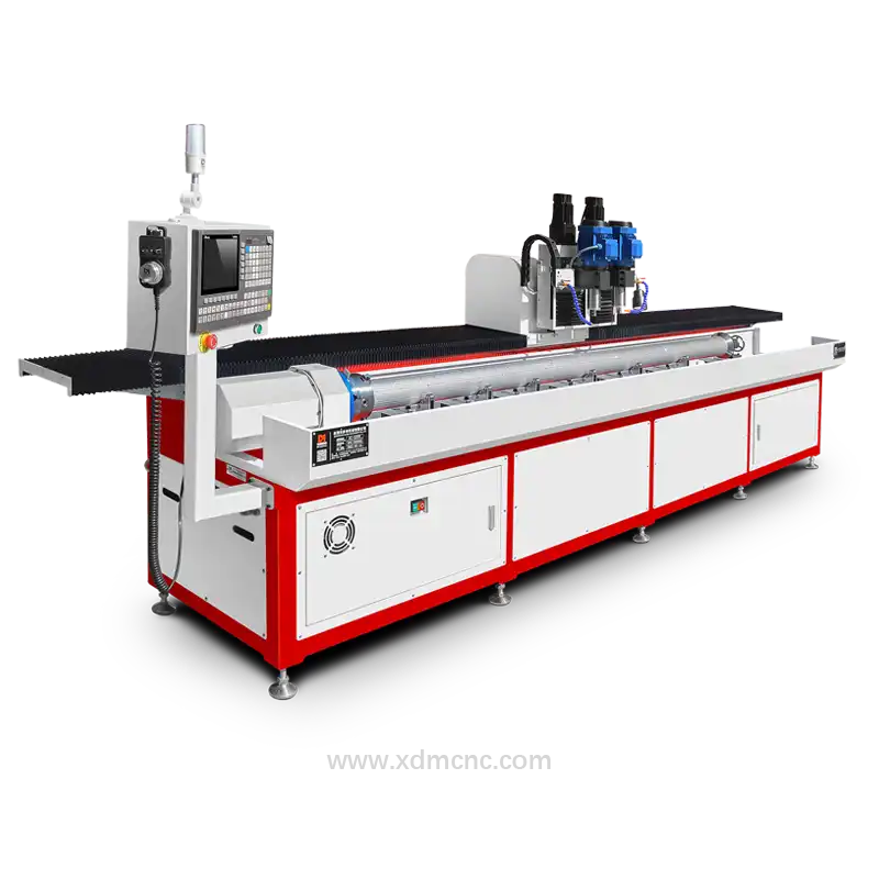Double head round pipe cnc drilling machine