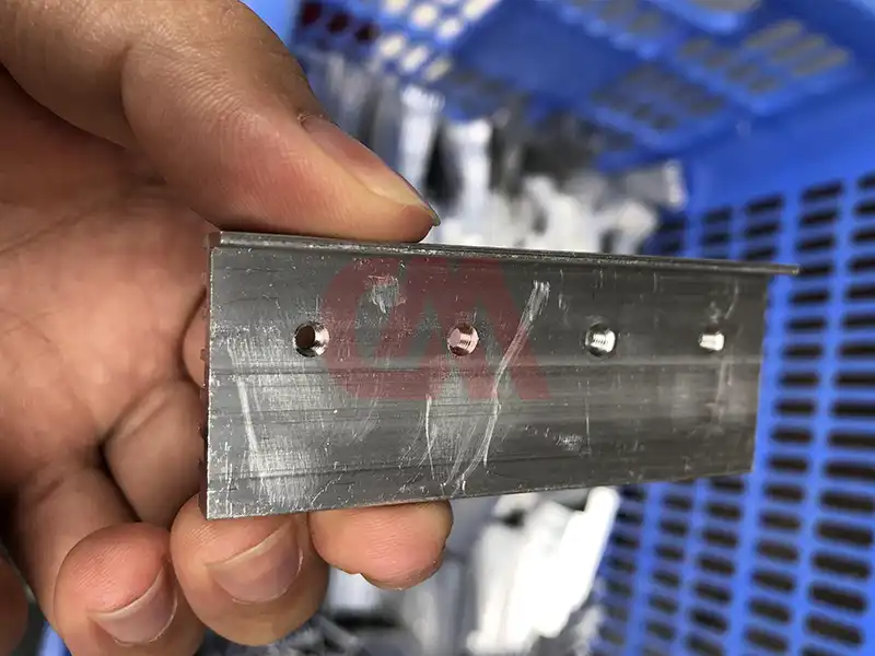 Machined sample