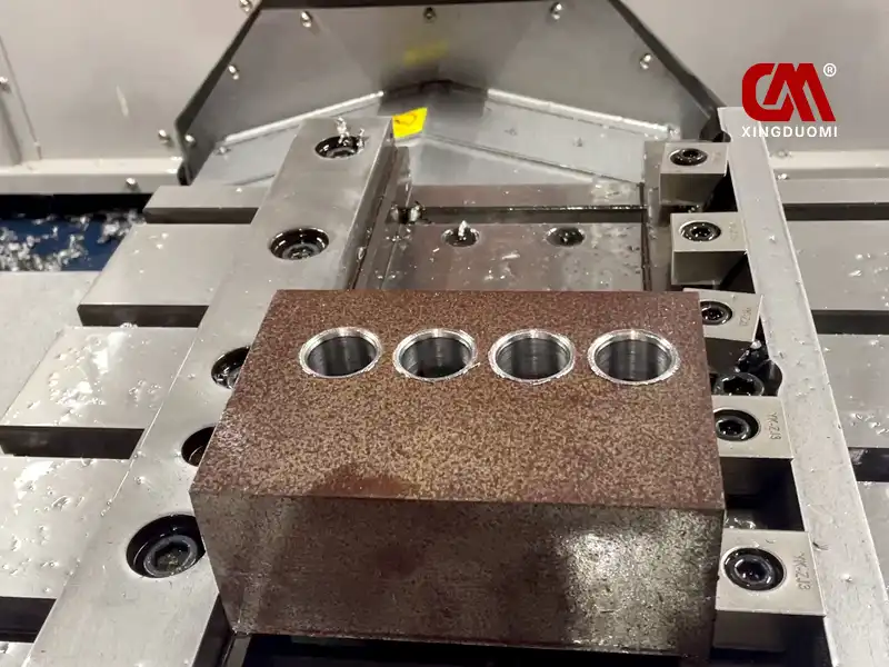 Machined sample