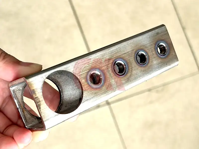 Machined sample