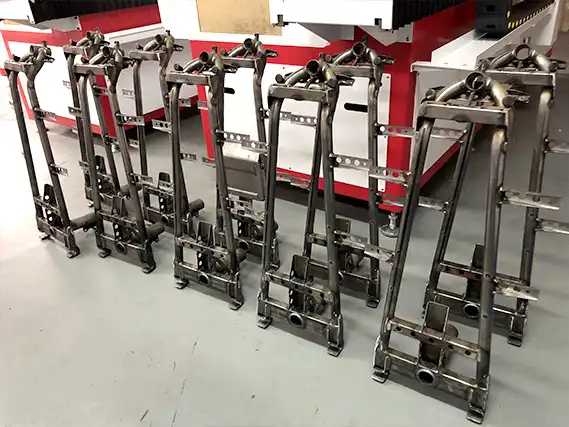 Customized steel frame drilling and tapping for mobility electric vehicles