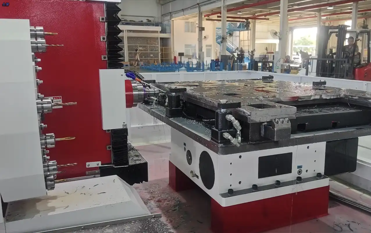 Heavy Plate Machined Side Holes Sample