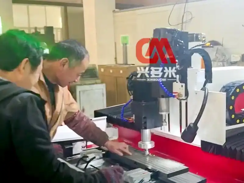 DHM 2030DT Flow Drill Drilling Tapping Steel Square Tube 2 Spindles Dual Stations Cycle Processing