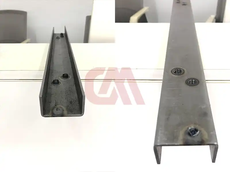 Machined sample