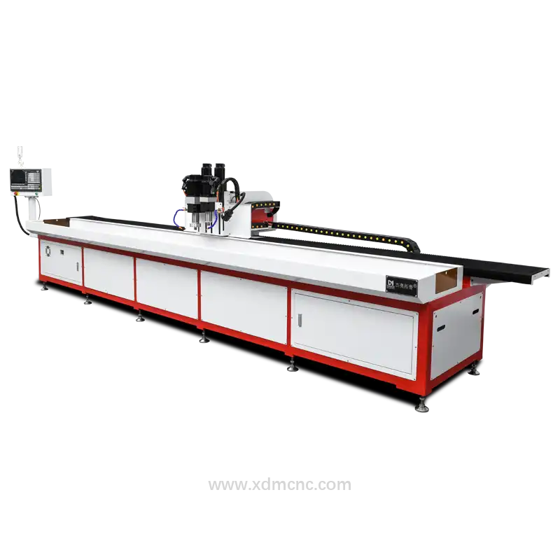 Multi-function long profile drilling and tapping cnc machine