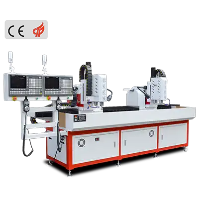 Dual system multi-axis CNC drilling machine for small holes