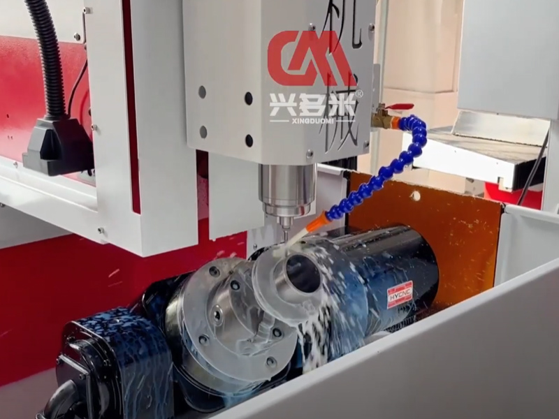 Multi-angle bevel drilling with five-axis CNC machine