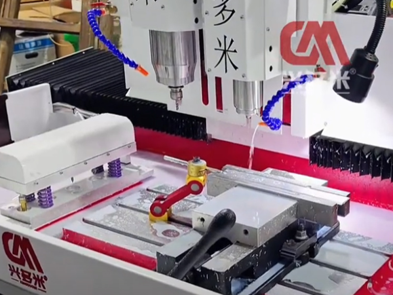 Drilling milling and chamfering process of aluminum products