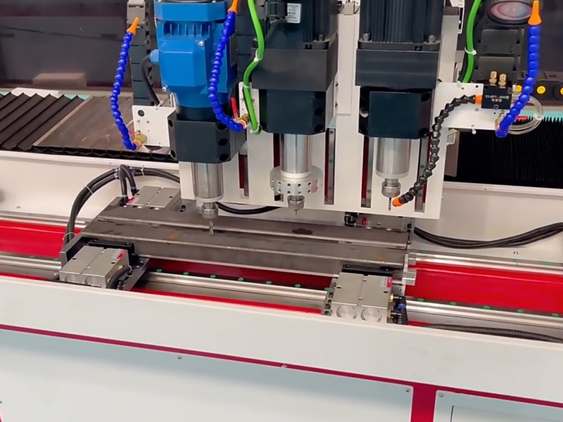 Flowdrill friction drilling and tapping of square tubes