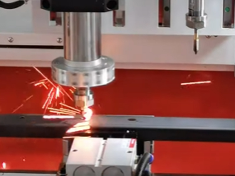 Flow Drill Tapping Steel Square Pipe CNC  Drilling and Tapping Processing