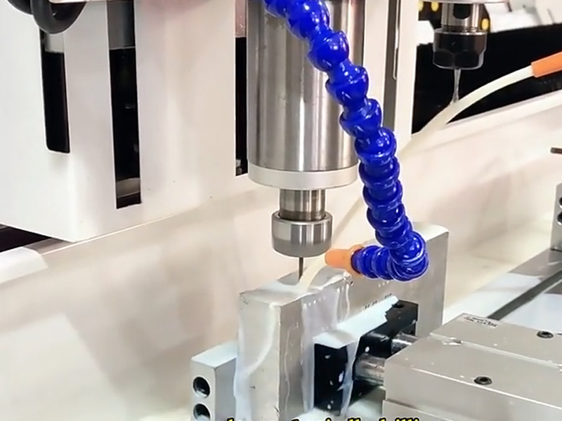 CNC double spindle drilling and tapping machine