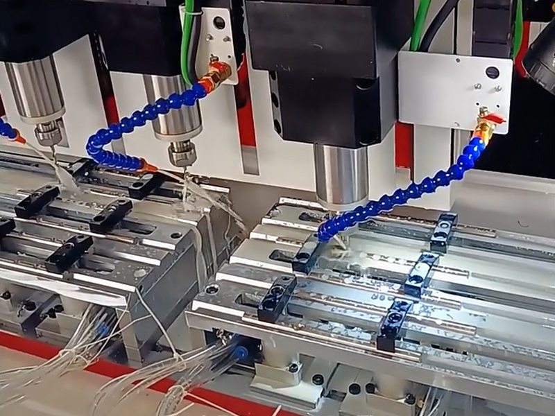 For spindle moti axis CNC drilling machining Case