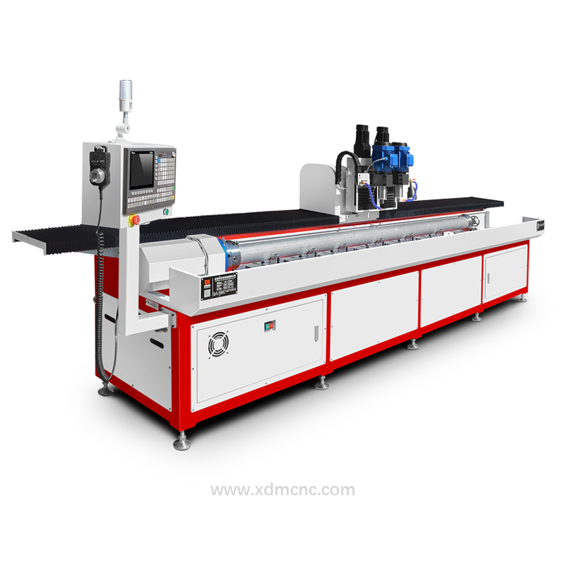 Double head round pipe cnc drilling machine