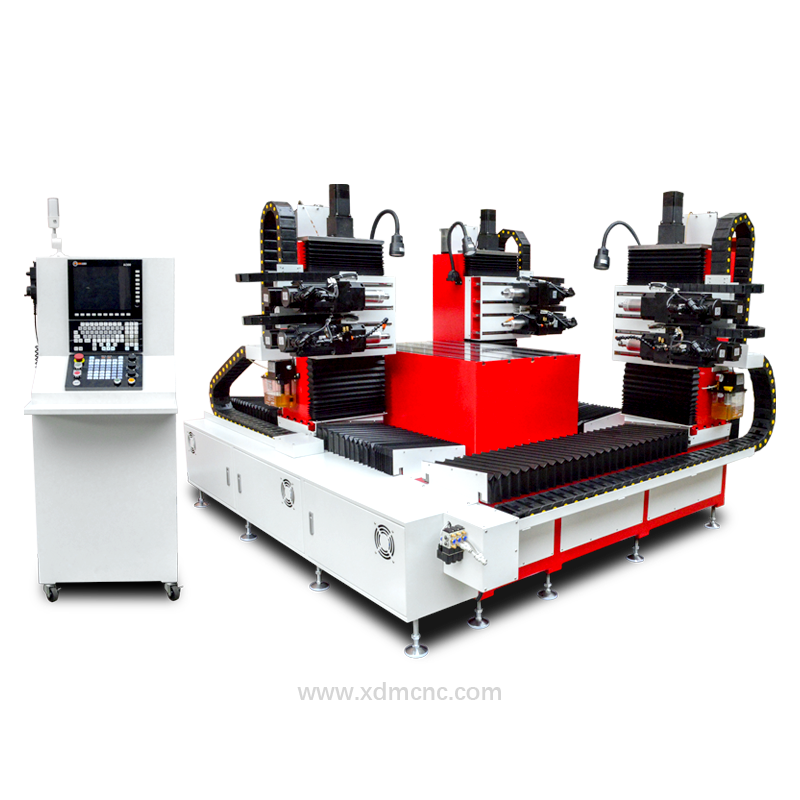 Multi-faceted CNC drilling and tapping machine