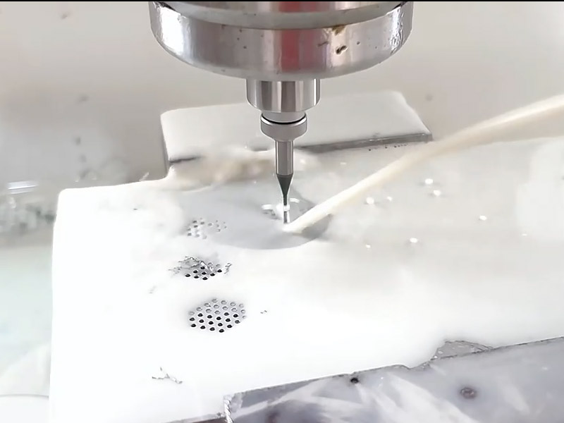 Stainless steel sheet punching