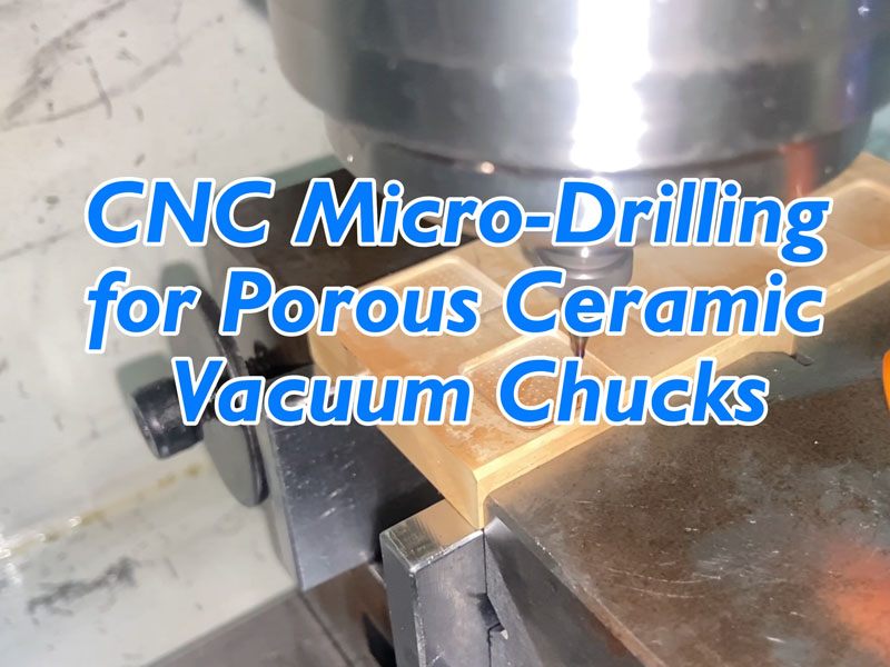 CNC Micro Drilling for Porous Ceramic Vacuum Chuck