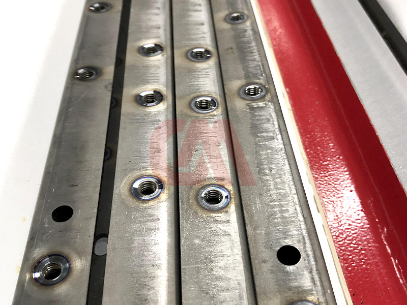 Thermal drilling and tapping forming of square tube