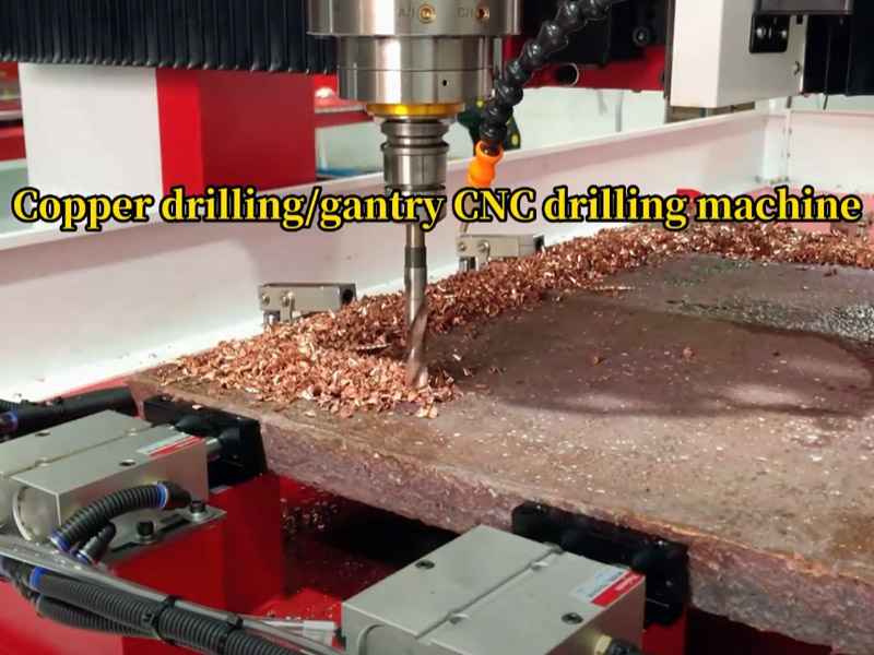 Gantry CNC Drilling and Milling Machine for copper sheet metal