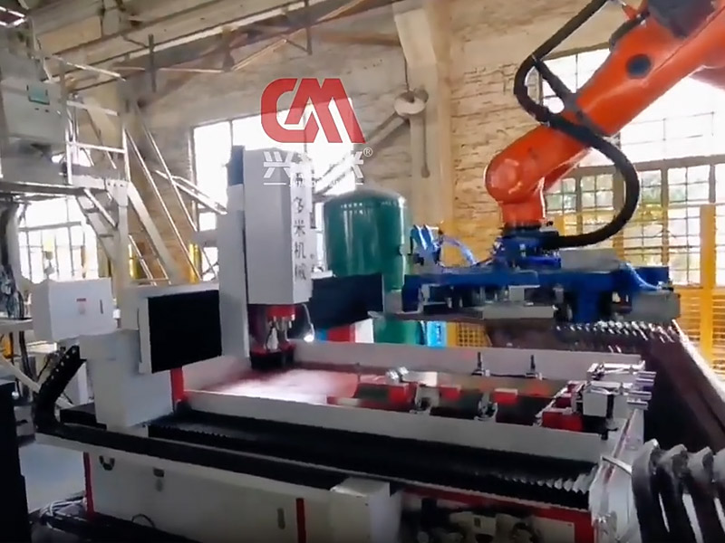 1.5 square meters large sheet metal gantry CNC drilling and tapping