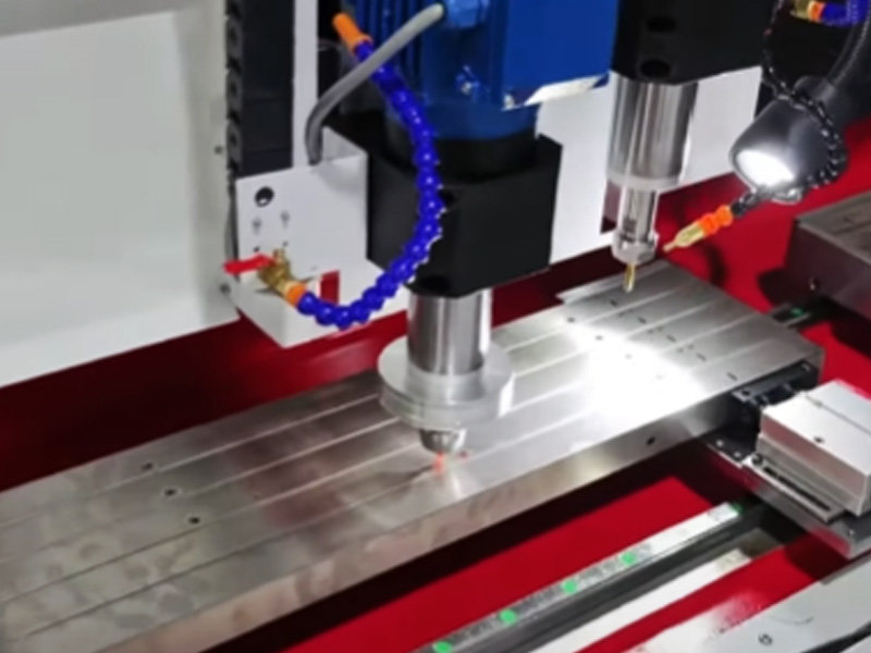 The whole processing process of friction drill drilling and tapping iron square pipe