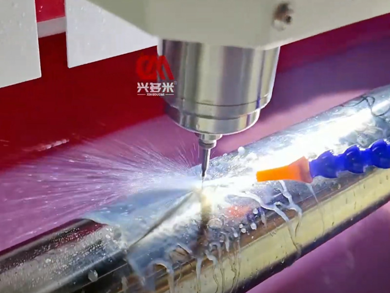 High speed 3-meters 4-axis CNC drilling machine machining stainless steel tubes