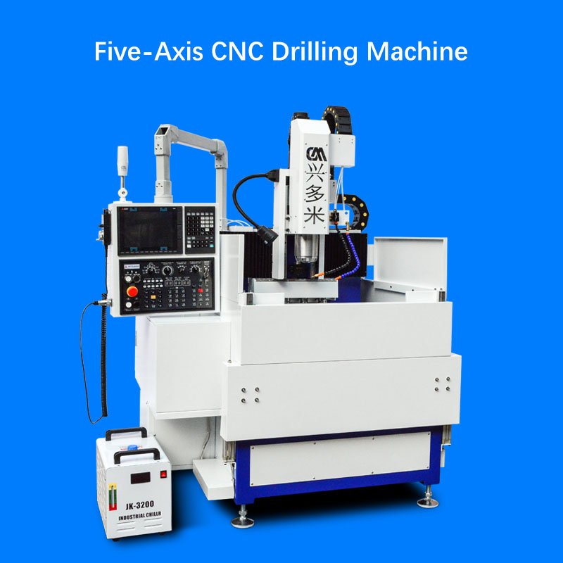 Five-Axis CNC Drilling Machine for Gear and Bearing Lubrication Holes