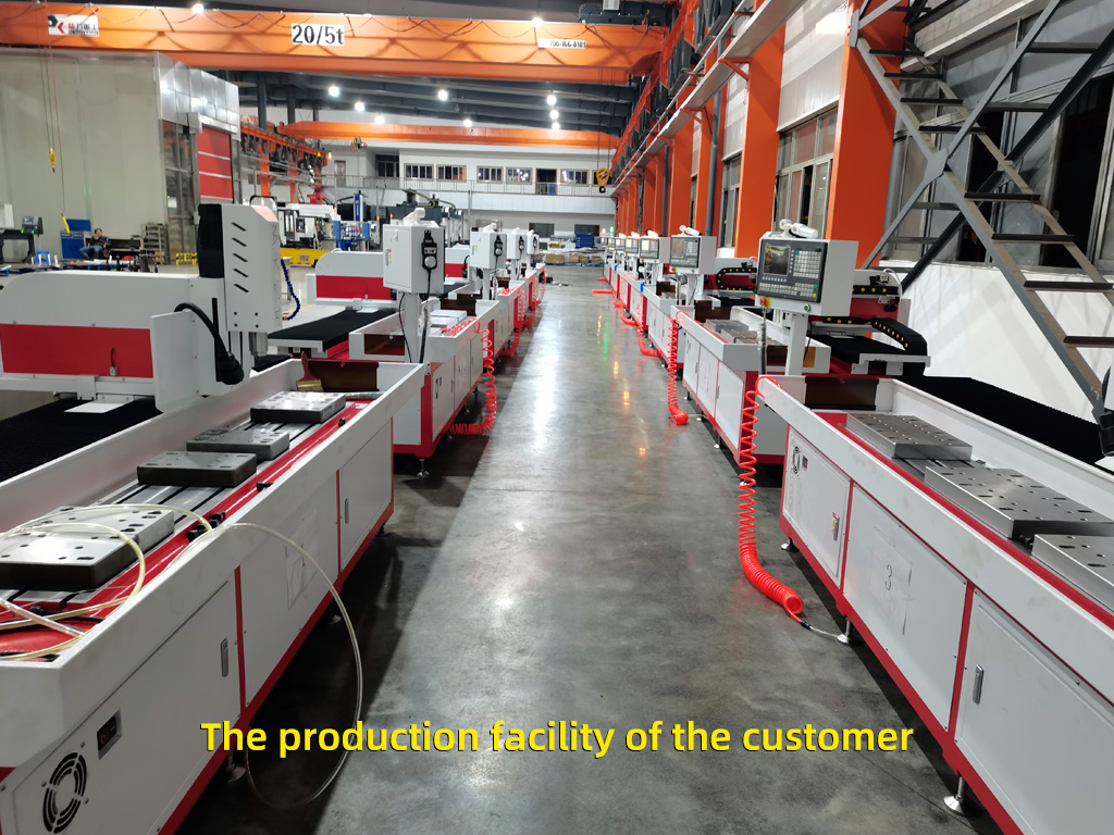 The production facility of the customer