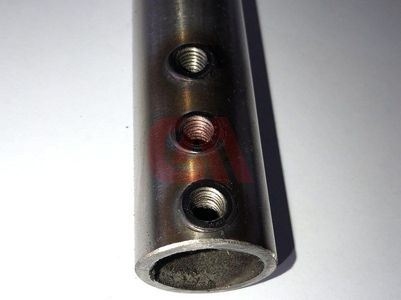 Thermal Friction CNC Drilling and Tapping for Round Steel Tubes