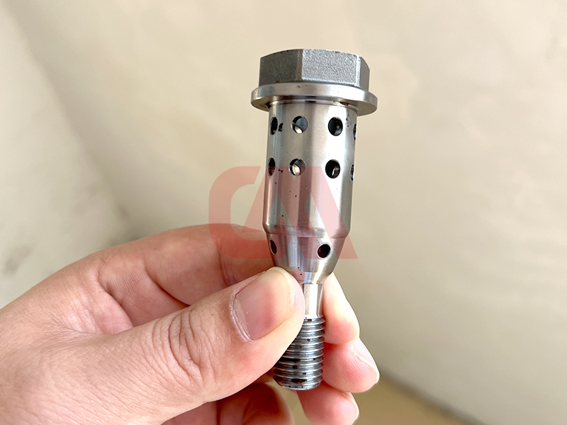 Stainless Steel Nut Drilling Sample