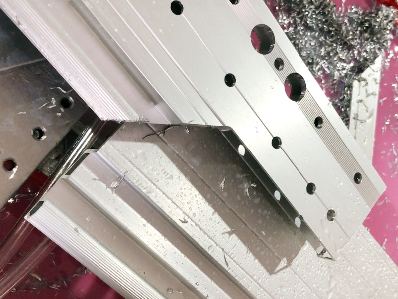CNC Drill-Mill Machine for Drilling, Tapping, and Milling Long Aluminum Profiles