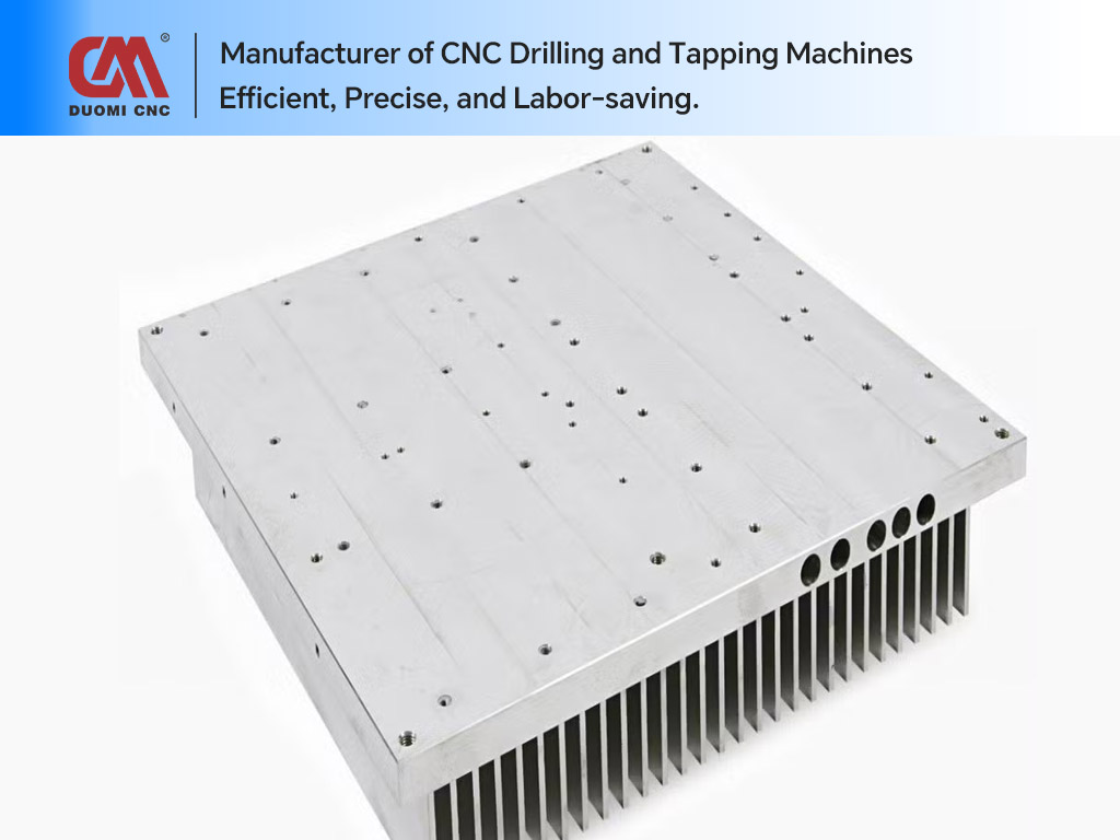 CNC Drilling and Tapping of Aluminum Alloy Radiators