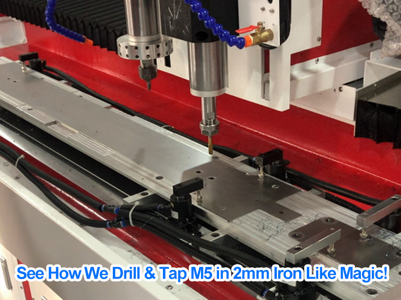 See How We Drill & Tap M5 in 2mm Iron Like Magic!