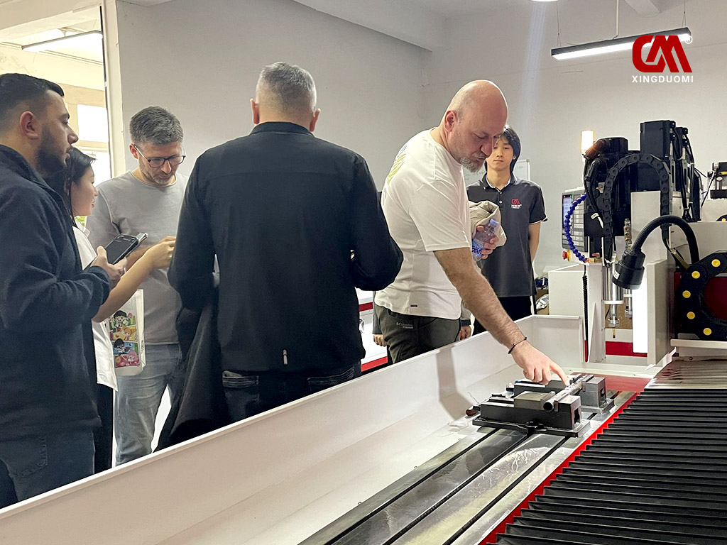 Turkish Clients Conduct an In-Depth Visit to DUOMI CNC Drilling & Tapping Equipment
