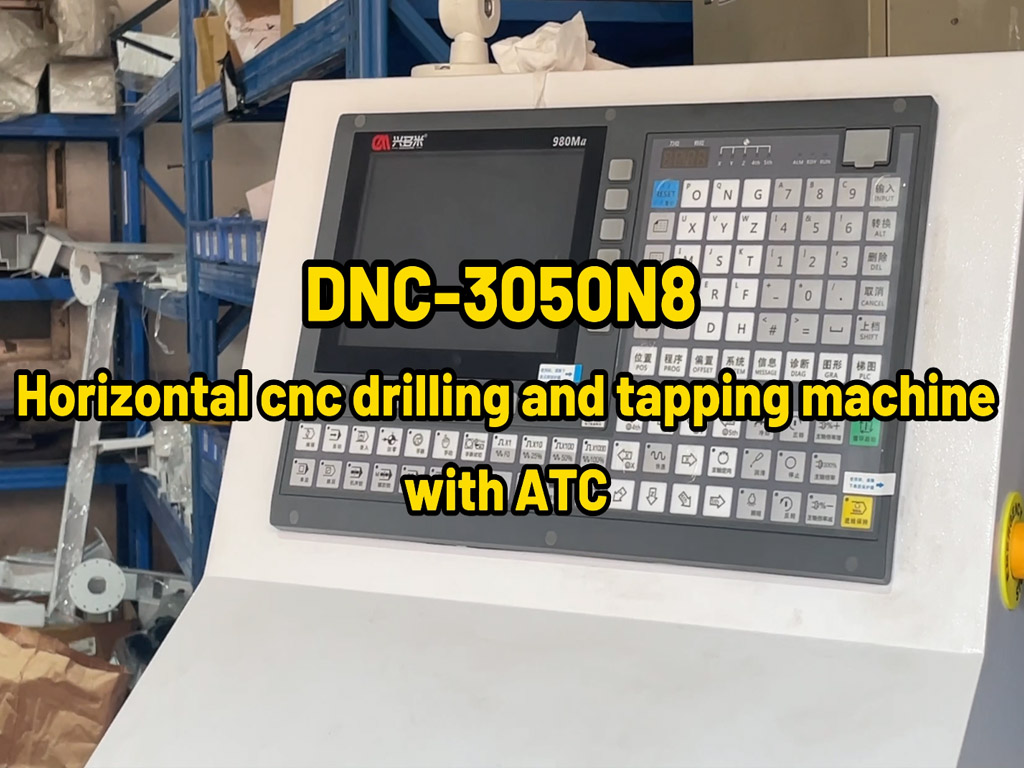 DNC-3050N8 Horizontal cnc drilling and tapping machine with ATC
