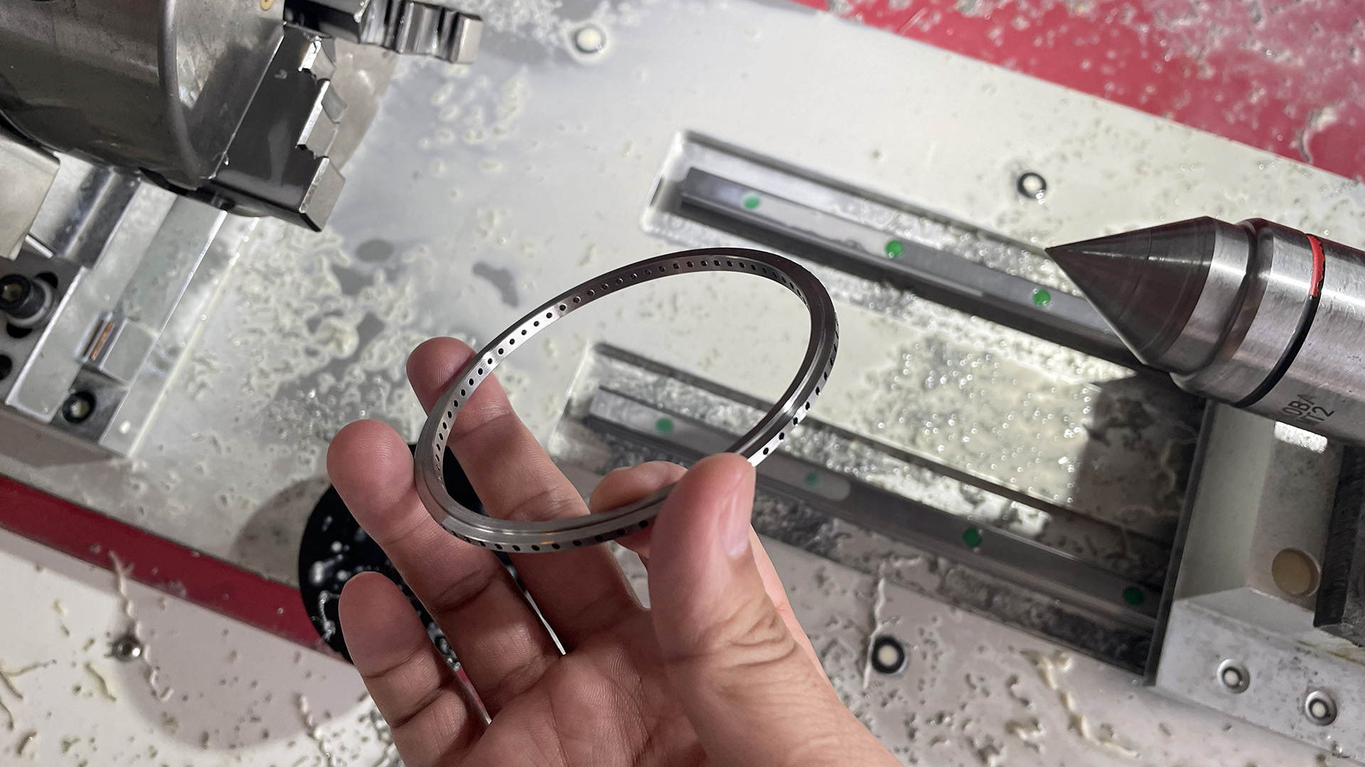 High-Speed Drilling on 304 Stainless Steel Components – Incredible Results!